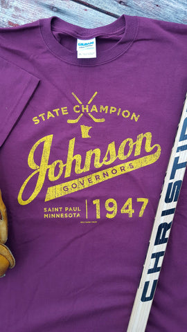 1947 St. Paul Johnson Governors State Hockey Champions