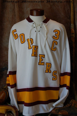 1961-1969 Minnesota Gophers Home Hockey Jersey