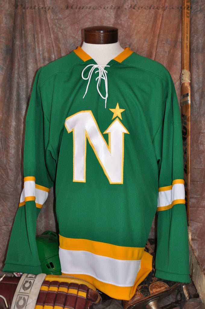 1967 Pre Season Minnesota North Stars Home Hockey Jersey Classic MN 1967-pre-season-minnesota-north-stars-home-hockey-jersey-classic-mn