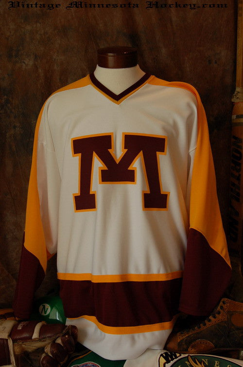 1969-1972 Minnesota Gophers Away Hockey Jersey