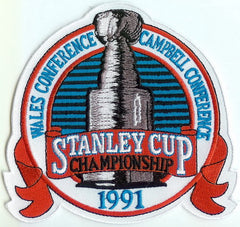  1991 NHL Stanley Cup Final Championship Jersey Patch  Pittsburgh Penguins vs. Minnesota North Stars : Applique Patches : Sports &  Outdoors