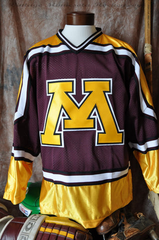 1994-1998 Minnesota Gophers Away Hockey Jersey