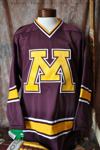 1998-1999 Minnesota Gophers Away Hockey Jersey