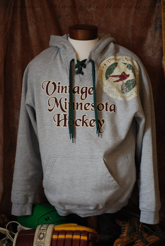 Vintage Minnesota Hockey Hoodie