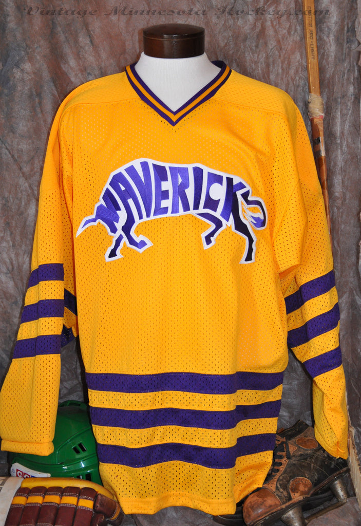 Men's Minnesota State University Mankato Purple Custom Hockey Jersey