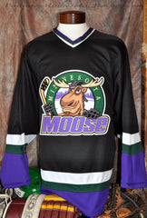1994-1996 Minnesota Moose Away Hockey Jersey