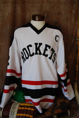 1977 Rochester John Marshall Home Hockey Jersey