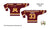 2008-2013 Nike Authentic Game Issued Gophers Away Jersey